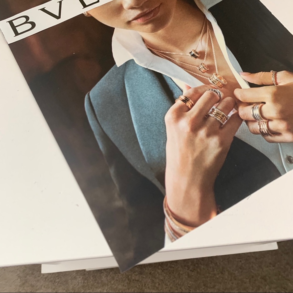 Bvlgari Collage Wall Art Roma Jewelry Fashion Print Luxury Chic Decor - Picture 8 of 12